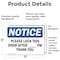 Signmission Please Lock This Door After _ Pm Thank You, 7 in W x Rectangle, Vinyl Decal OS-2PACK-NS-D-57-L-17520 - alternate 3